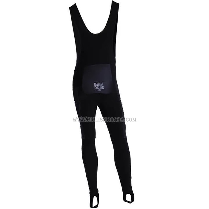 2023 Ropa Ciclismo Belgica Azul Claro Mangas Largas y Culotte Largo